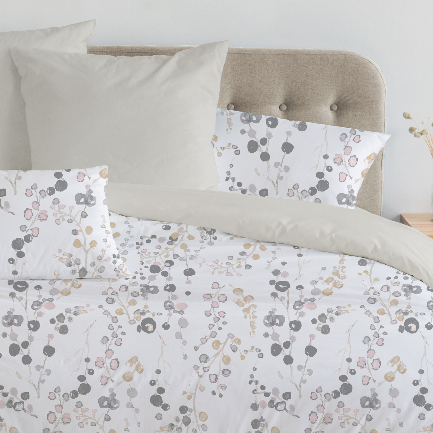 Gentle Petal Garden - Gray #BL1004