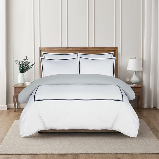 Lyon Hotel Collection - Navy / Gray #BL57