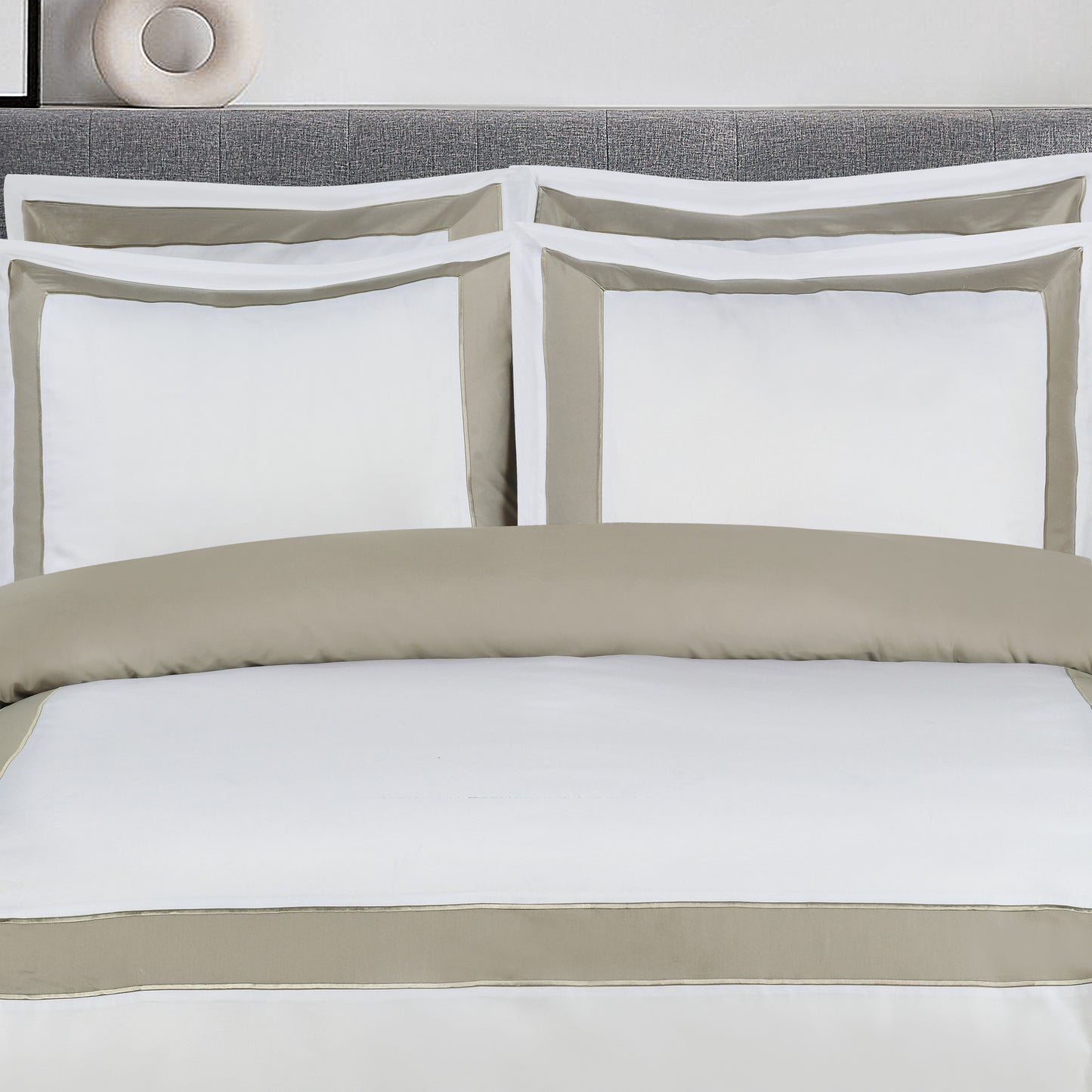 CORSICA Hotel Collection - White/Light Taupe #BL61