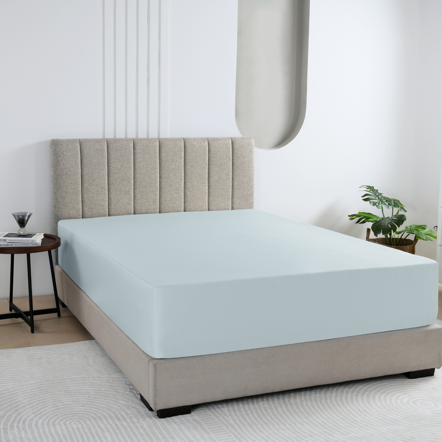 Fitted Sheet - Light Blue #BLFS29