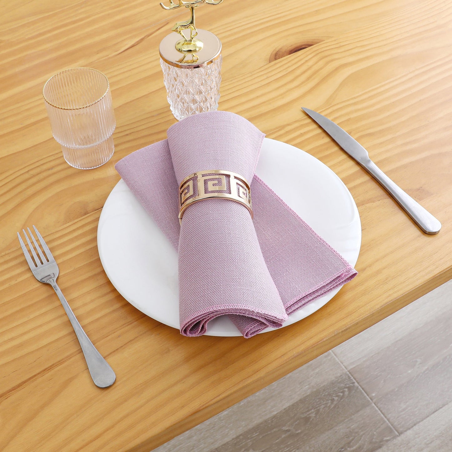 Napkins - 6pc Set - 18"x18" Blush #NPK1803
