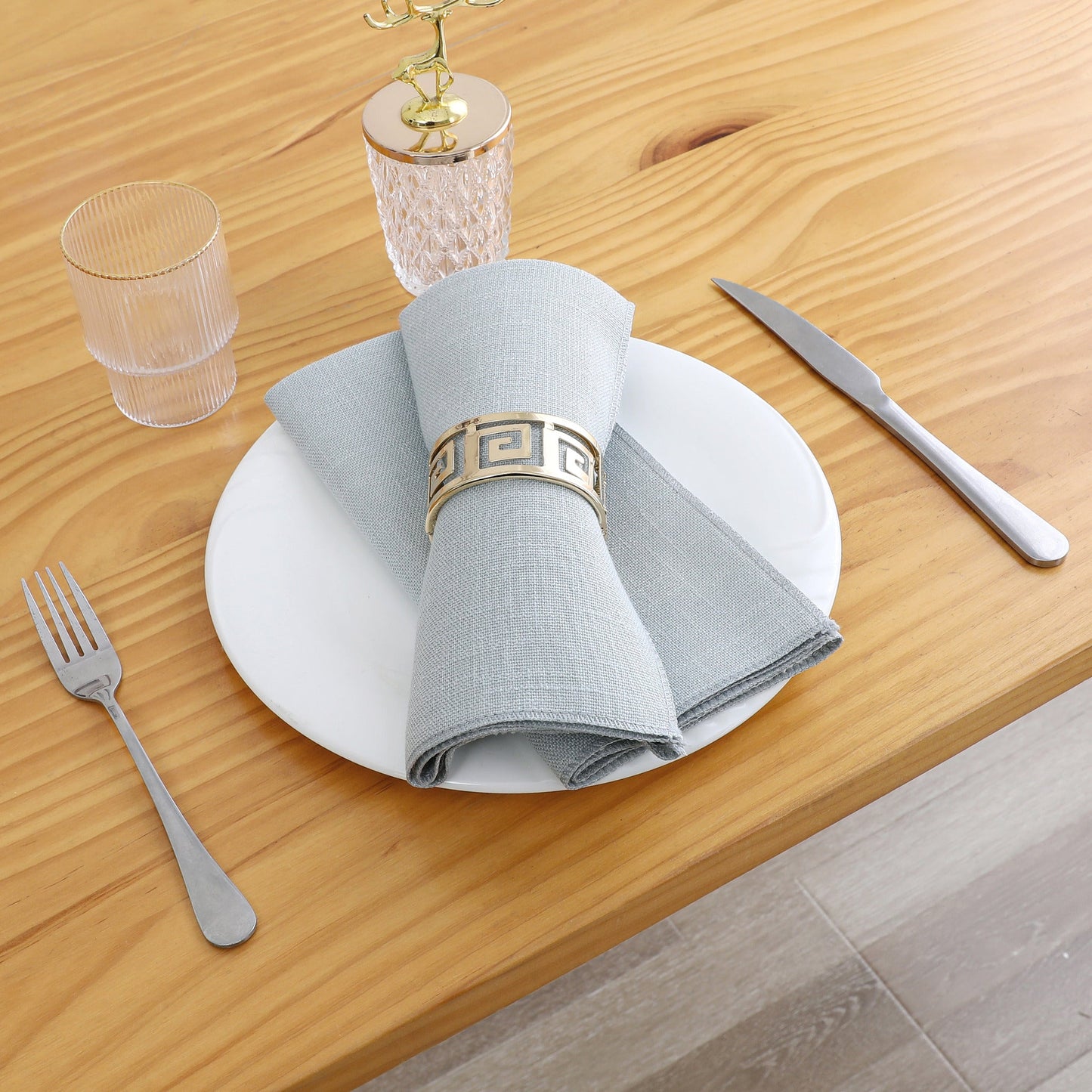 Napkins - 6pc Set - 18"x18" Mint #NPK1804