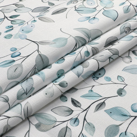 Tablecloth - Value Linen Look - Harvest Weave - Olives - Soft Green and Aqua #TC1808