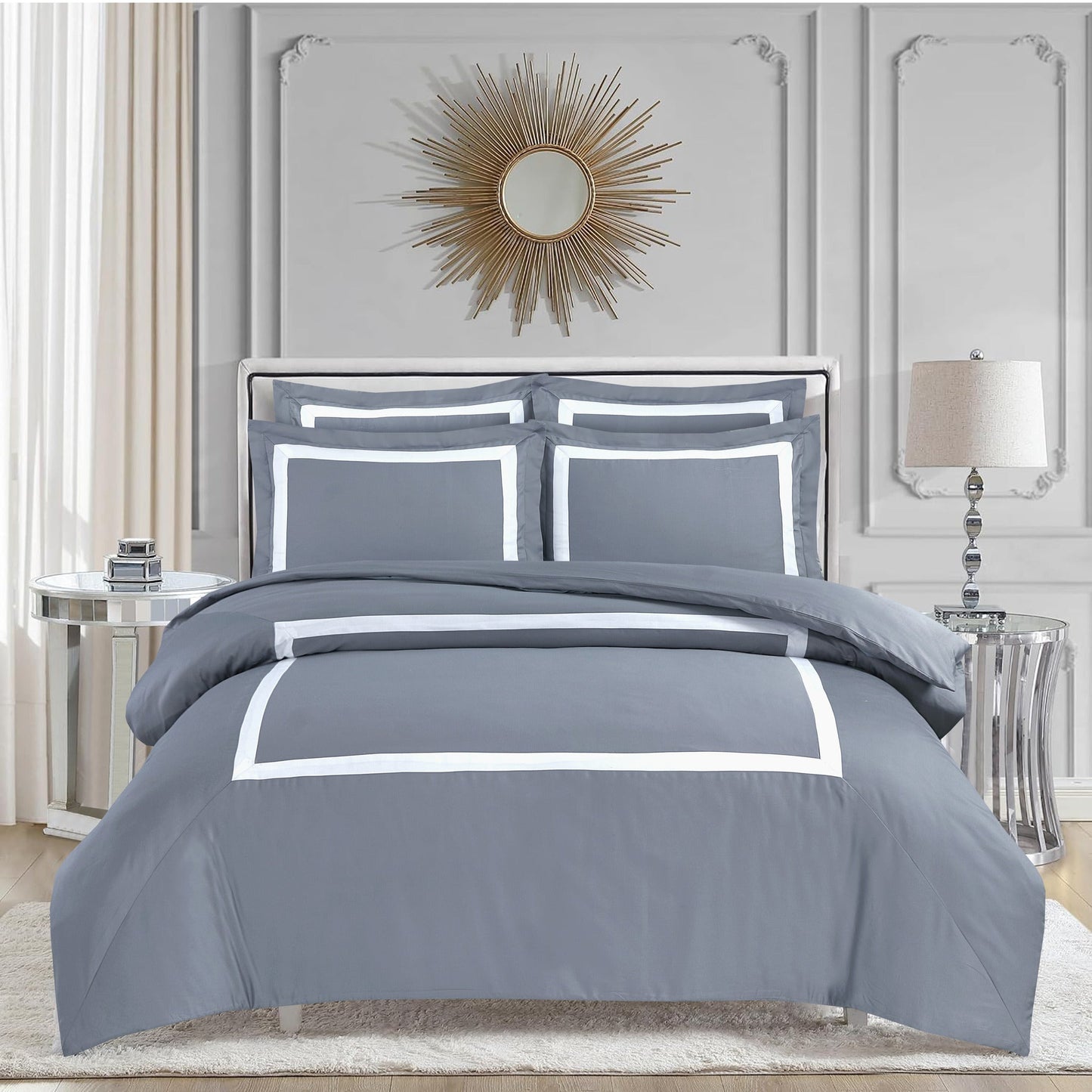 Province Hotel Collection - Gray - White Tape #BL3-2