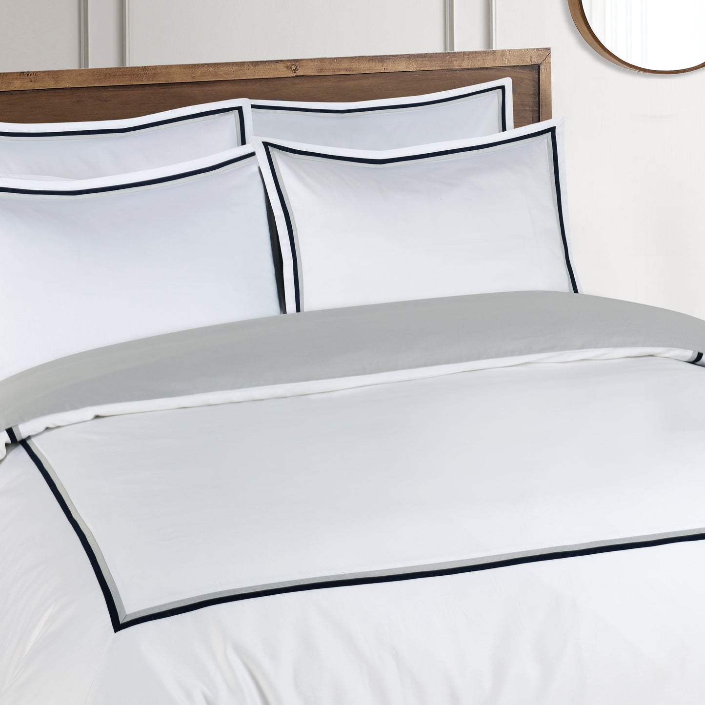 Lyon Hotel Collection - Navy / Gray #BL57