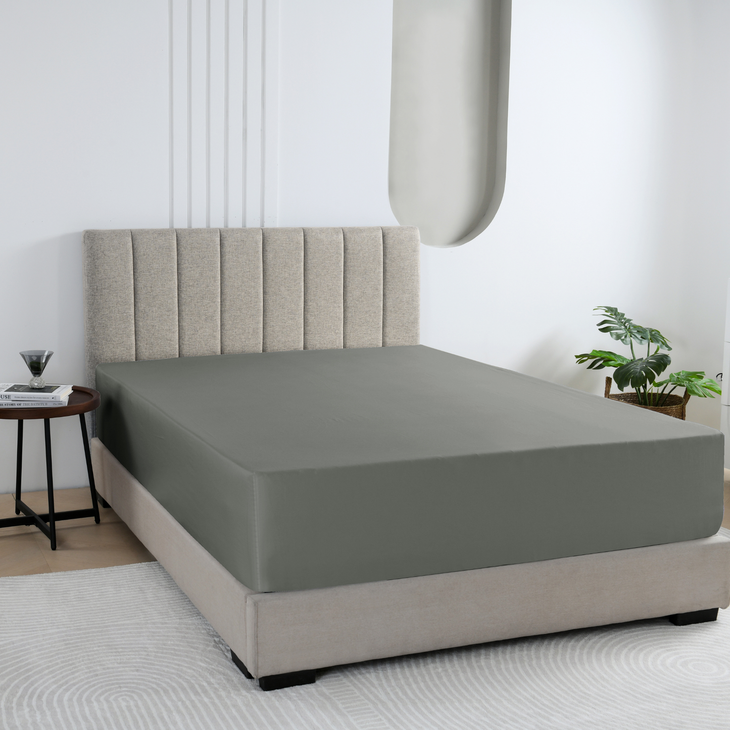 Fitted Sheet - Gray #BLFS20