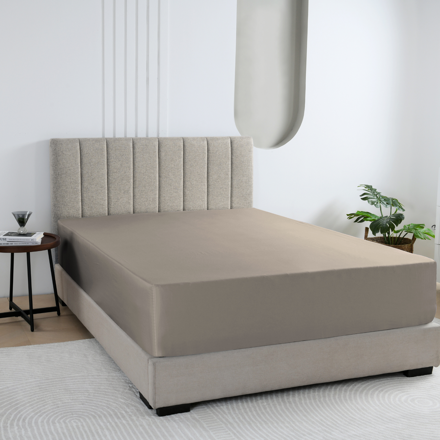 Fitted Sheet - Taupe #BLFS21