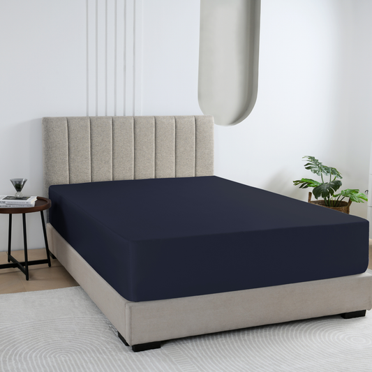 Fitted Sheet - Navy #BLFS30