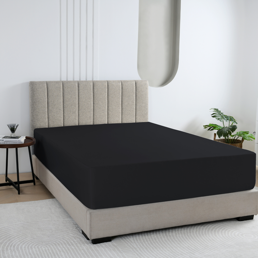 Fitted Sheet - Black #BLFS31
