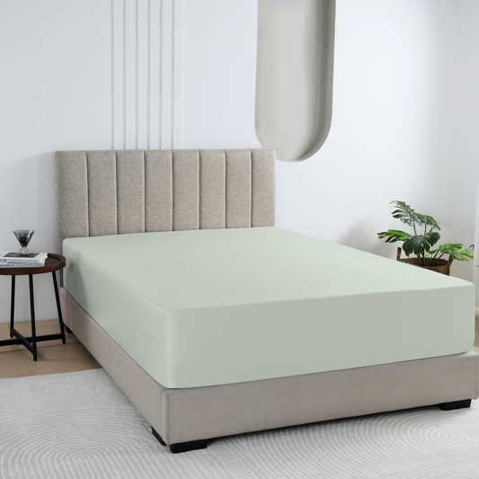 Fitted Sheet - Green #BLFS32