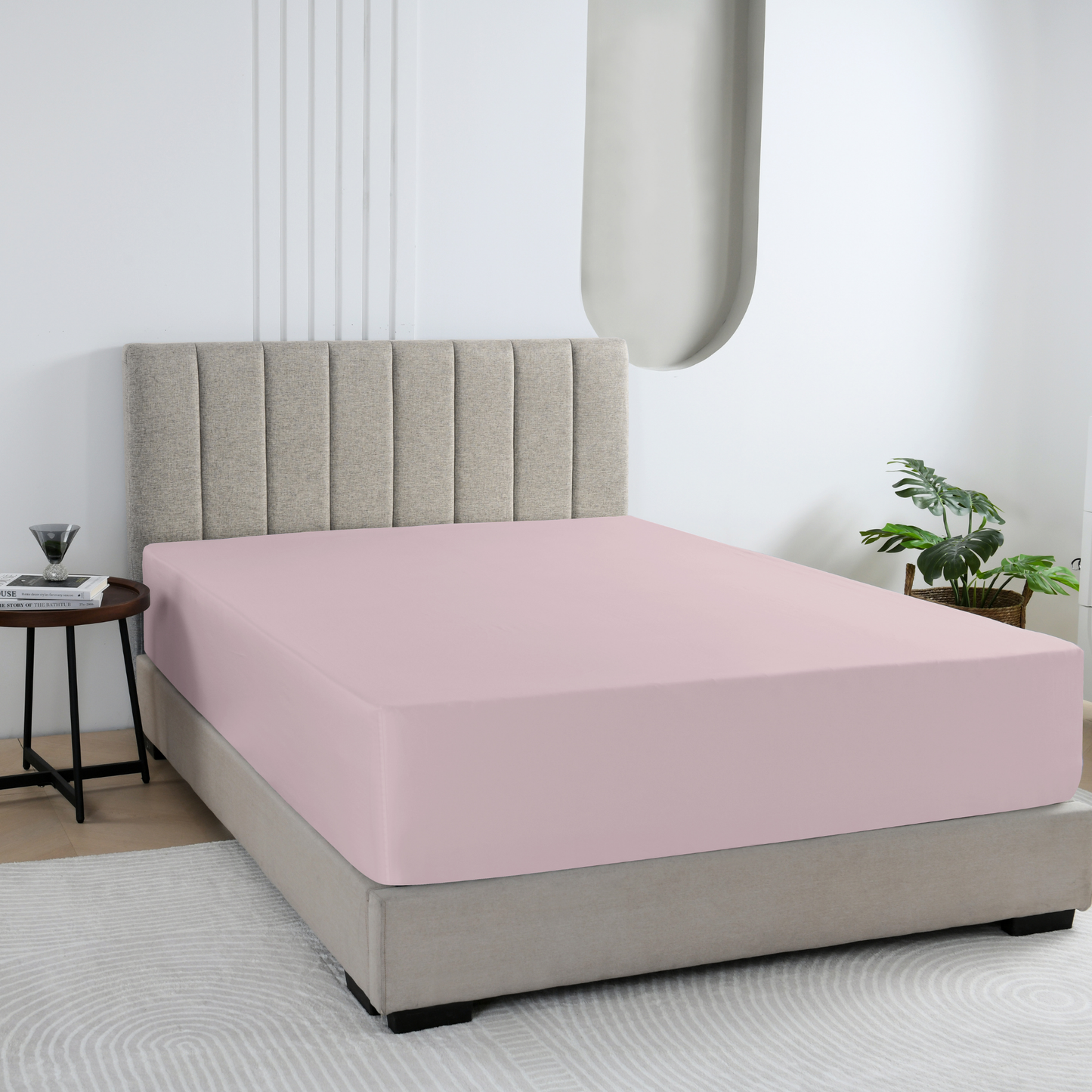 Fitted Sheet - Pink #BLFS34