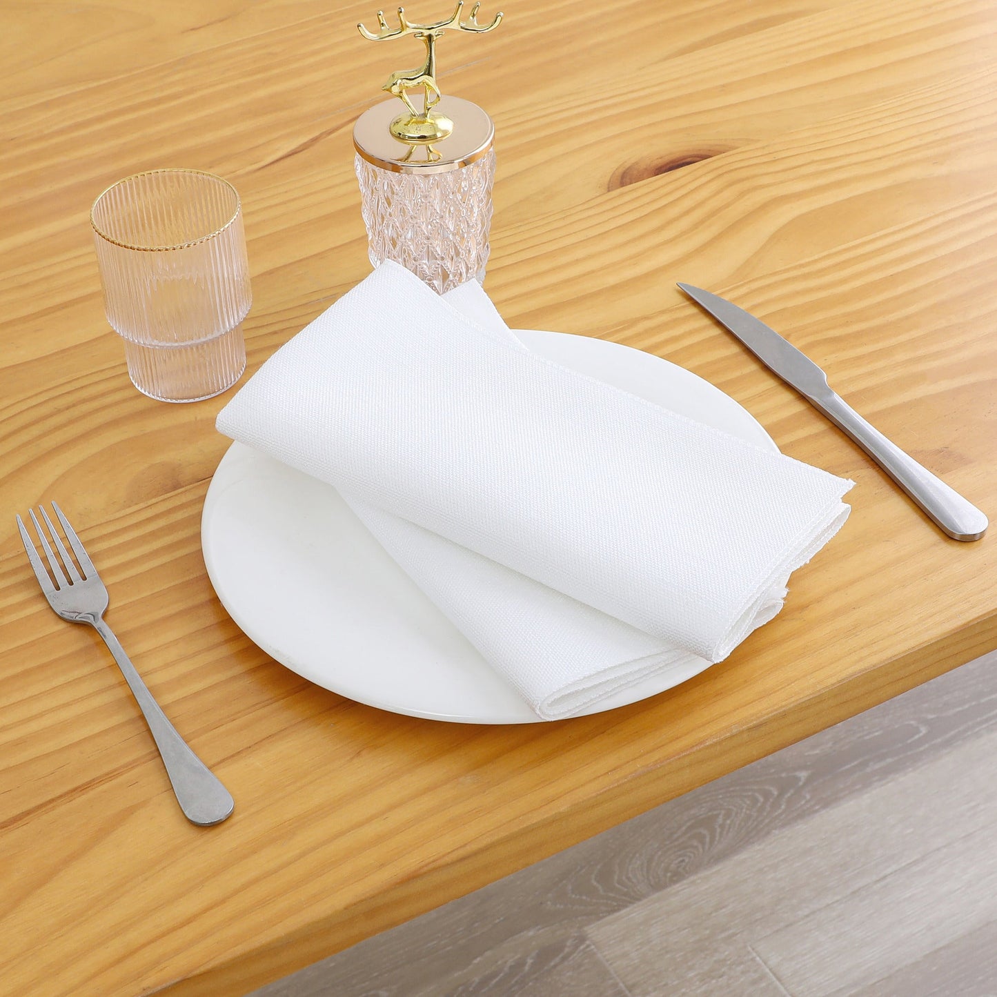 Napkins - 6pc Set - 18"x18" White #NPK1800