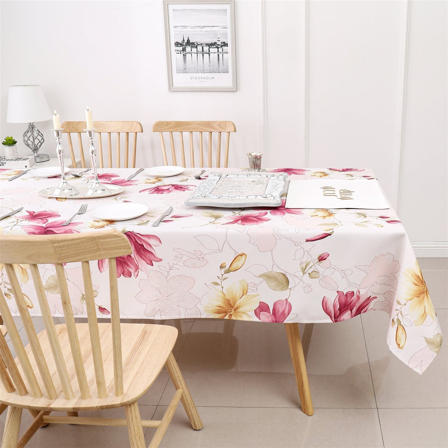 Tablecloth Poly Floral #TC1503