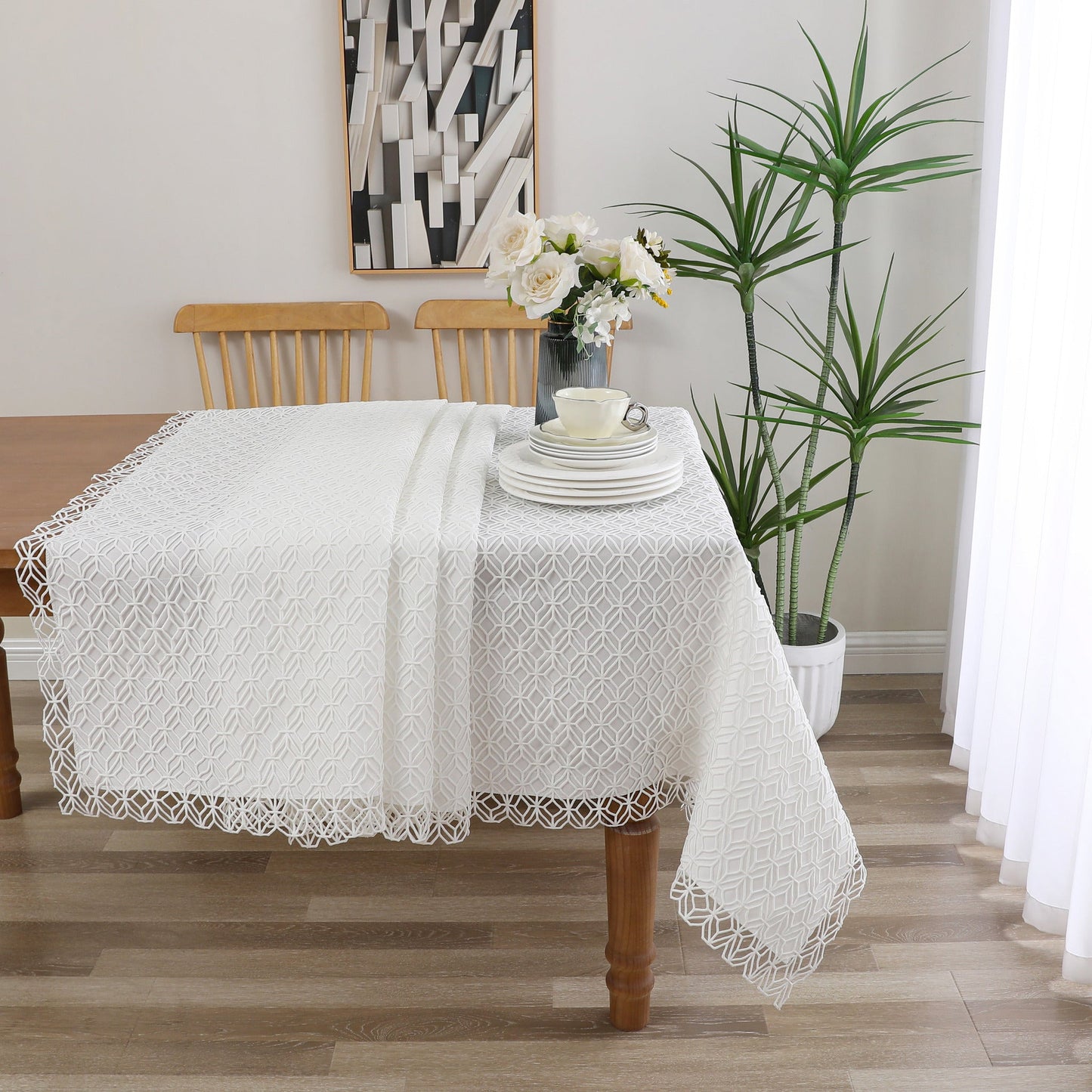 Tablecloth Lace Lined #TC1737L